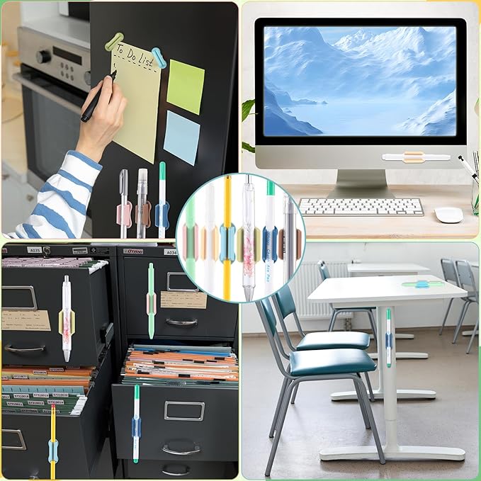 Sherr 48 Pack Adhesive Pencil Holders - Image 6