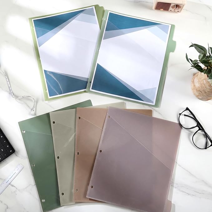 Epakh 6 Pcs Binder Dividers for 3 Rings Binders Index Dividers - Image 7