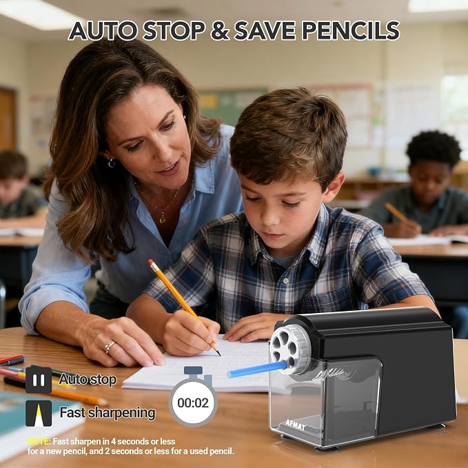 AFMAT Electric Pencil Sharpener - Image 4