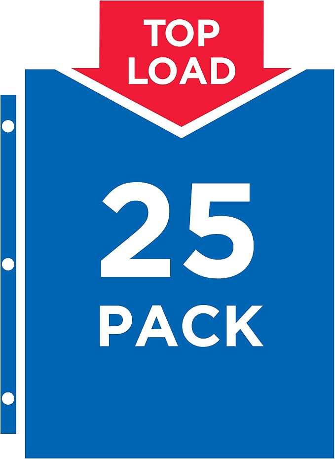Avery Clear Standard Weight Sheet Protectors, Top Load, 25 Document Protectors - Image 5