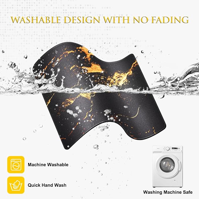 JIKIOU 3 Pack Mouse Pad with Stitched Edge, Portable Size-10.2x8.3in Gilding | - Image 7