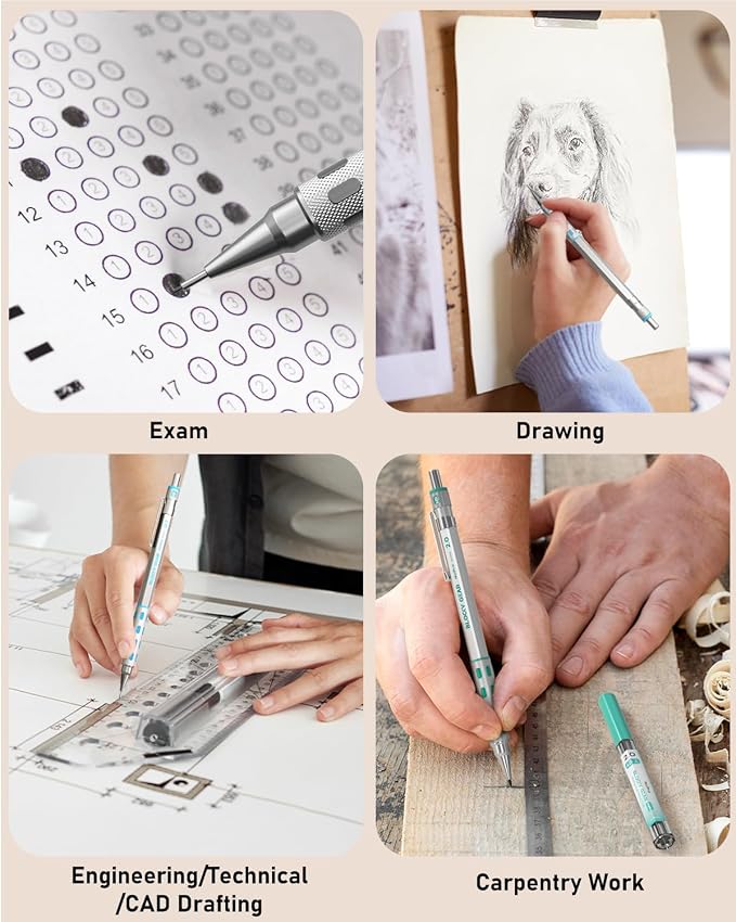Nicpro Blocky Gear Art Mechanical Pencil Set - Image 6