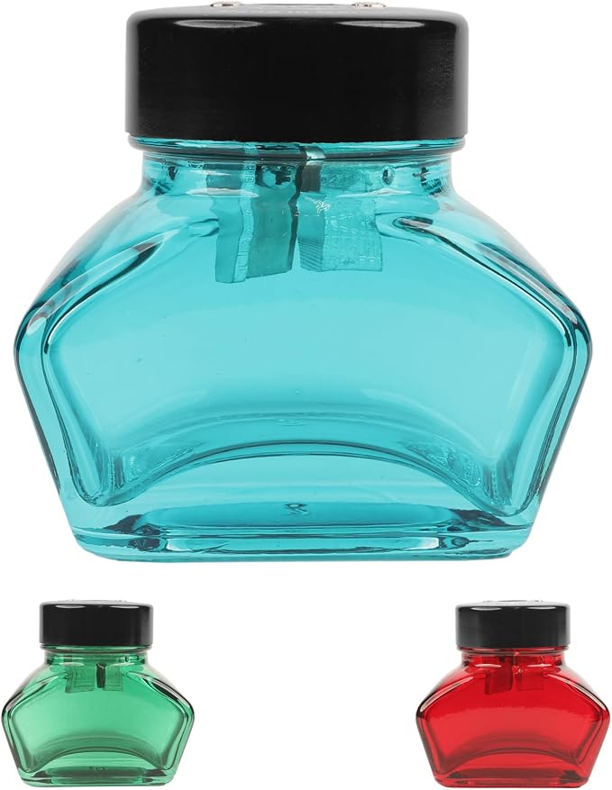 ALVIN DUX Glass Inkwell Sharpener/Single Blue by Alvin