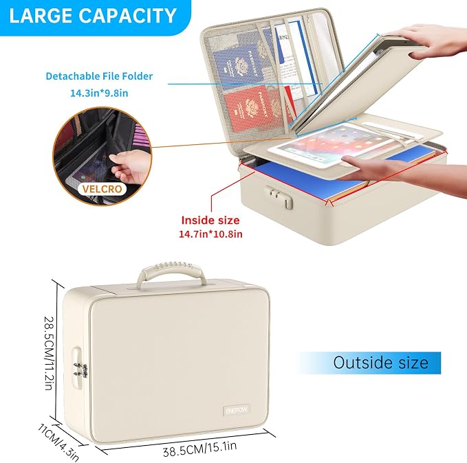 ENGPOW Fireproof File Organizer Bag - Image 3