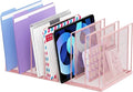 File Organizer for Desk, 7-Section Vertical File Sorter, Paper Holder Organizer by JMHUD