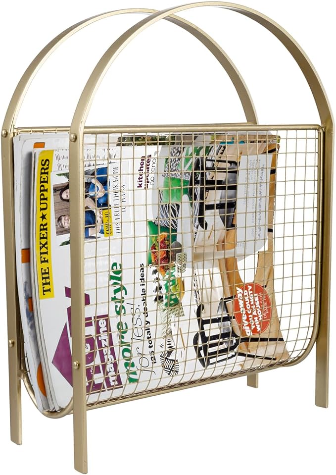 MyGift Magazine Rack, Floor Freestanding Magazine Holder - Image 3