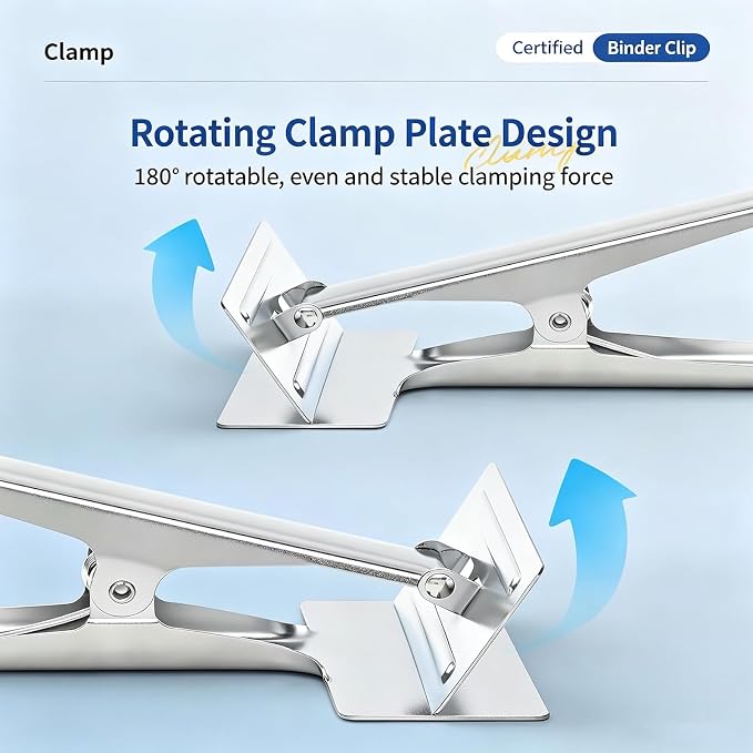 Extra Large 4.7" Heavy Duty Stainless Steel Binder Clip, Jumbo Paper Clamp - Image 6