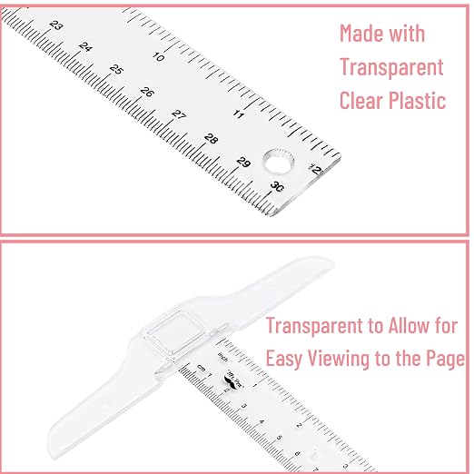 Mr. Pen- 12 Inches Plastic T Square Ruler, 3 Pack | Drafting T Square - Image 8