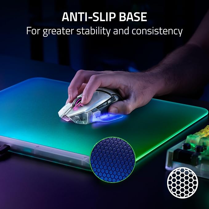 Razer Firefly V2 Pro Fully Illuminated RGB Gaming Mouse Mat: Backlit Design - Image 7