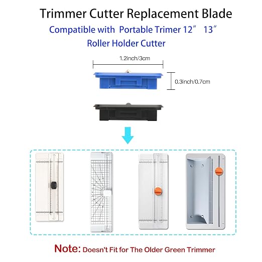 Paper Cutter Replacement Blade for Portable Trimer 12” 13” Roller Holder Cutter - Image 5