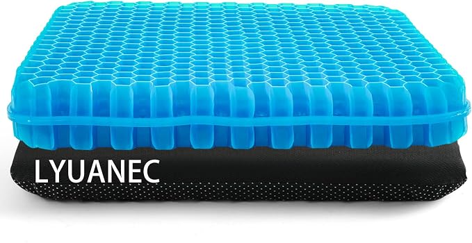 Gel Seat Cushion for Long Sitting by LYUANEC