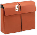 Expanding File Pockets with Flap, Heavy Duty Expandable Folder Bag, Elastic by OfficeSuppliesDirect