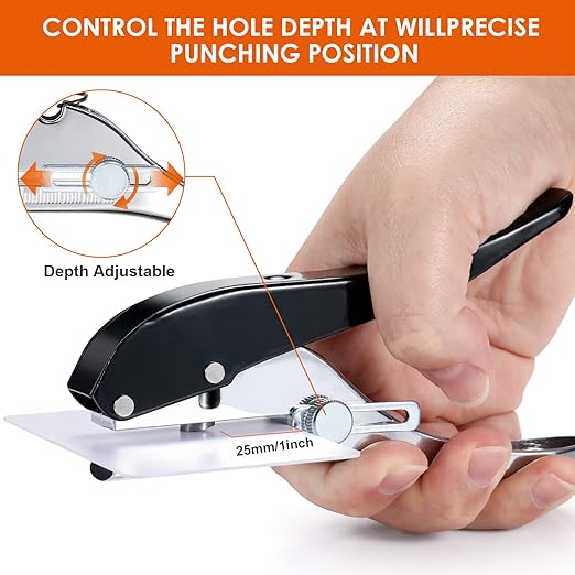 Hole Punch 3/8 inch-10mm Single Hole Punch, Heavy Duty Hole Puncher Single - Image 3