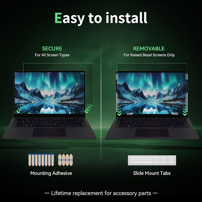 Laptop Privacy Screen 13.3 Inch, Laptop Screen Privacy Shield 16:9 Aspect Ratio - Image 5