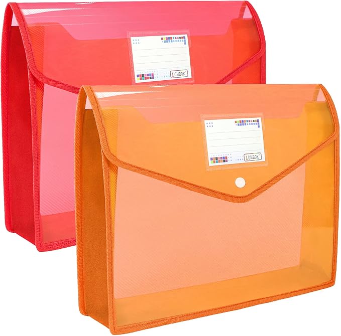YoeeJob Plastic File Folders Legal Size 2 Pcs, Expandable Document Folder by YoeeJob
