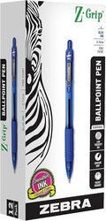 Zebra Pen Z-Grip Retractable Ballpoint Pen, Smooth-Flowing Ink, Fine Point by ZebraPen