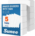 SUNEE Binder Dividers with Tabs by SUNEE