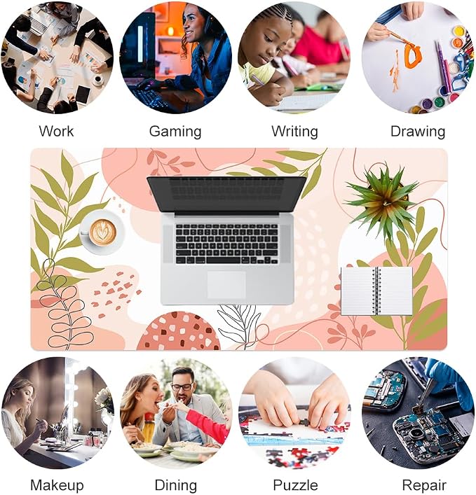 QiyI Large Mouse Pad, Cute Desk Mat - Image 7