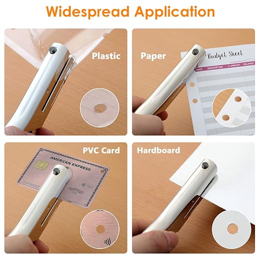 Hole Punch 5/16 inch Single Hole Punch, Heavy Duty Hole Puncher Single - Image 3