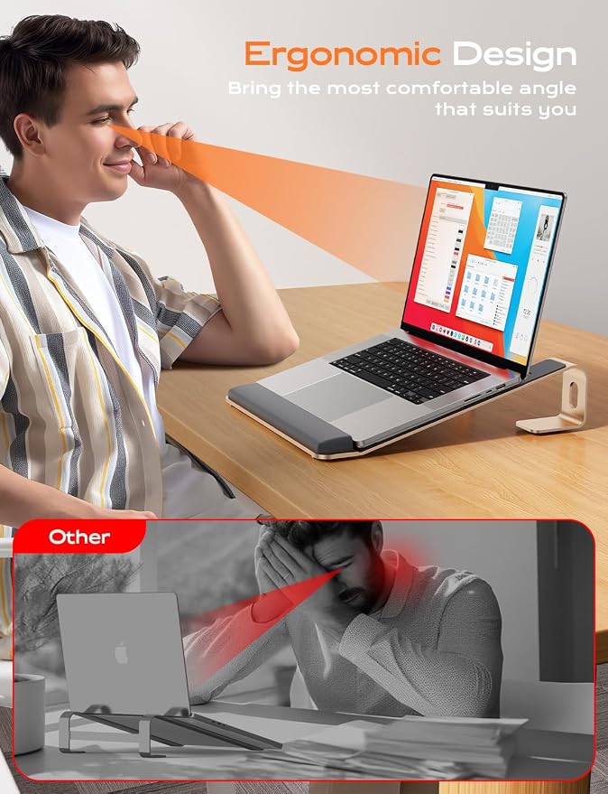 LOXP Laptop Stand for Desk, Laptop Stand - Image 4