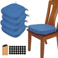 BUYUE Thickened 2.5" Dining Chair Cushions Set of 4, U-Shape High Density Foam by BUYUE