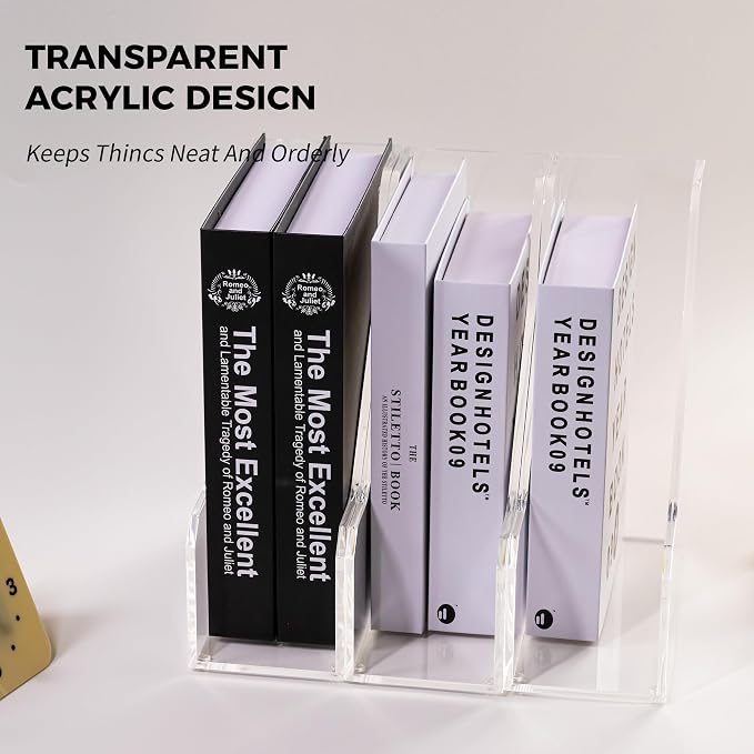 Acrylic Magazine File Holders, Classroom Organization and Storage, Desktop File - Image 4