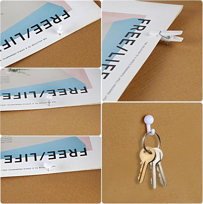Utron 235 Pcs Push Pins Set, Thumb Tacks, Push Pins - Image 4