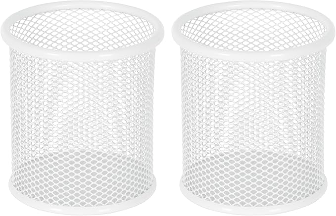 EasyPAG Metal 2-Piece Pen Holder Set Desk Accessories & Workspace Organizers by EasyPAG