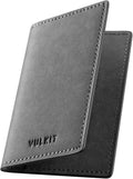 VULKIT Leather Business Card Holder 2 Sided Slim Business Name Card Organizer by VULKIT