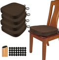 BUYUE Thickened 2.5" Dining Chair Cushions Set of 4, U-Shape High Density Foam by BUYUE