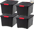 IRIS USA 40 Qt Stackable Plastic Storage Bins by IRISUSA