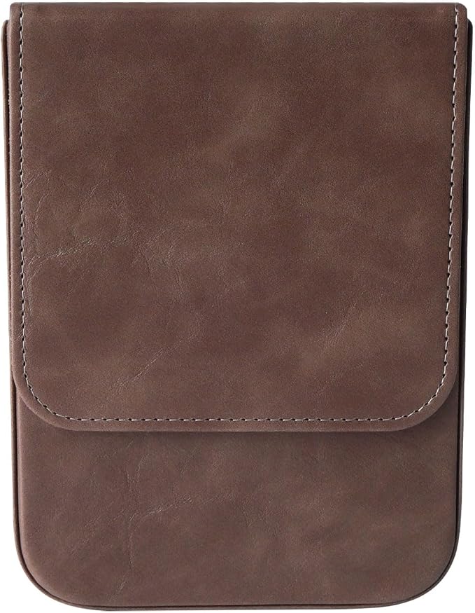 Leather 6 Fountain Pen/Pencil Tray Case, Magnetic Closure - Image 6