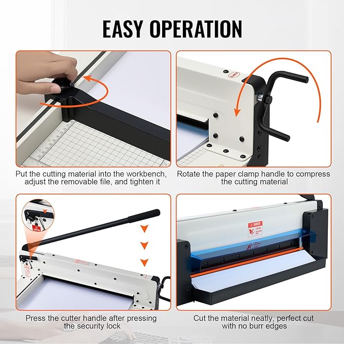 VEVOR Industrial Paper Cutter A3 Heavy Duty Paper Cutter 17 Inch Paper Cutter - Image 5
