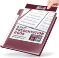 Dunwell Presentation Binder 12-Pocket, Displays 24 Pages, 8.5x11 Portfolio by Dunwell