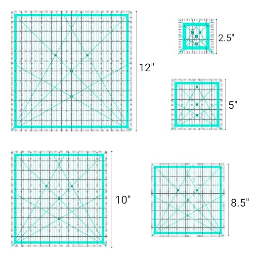 Quilting Rulers, 5 Quilting Square Ruler - Image 6
