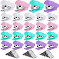 Fainne 24 Pcs Mini Stapler Bulk by Fainne