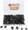 Push Pins 200-count Flat Black Thumb Tacks Steel Point and Plastic Head by Yalis