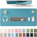 YSAGi Leather Desk Pad Protector, Office Desk Mat, Large Mouse Pad, Non-Slip PU by YSAGi