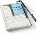 Ecraft 15" Guillotine Paper Cutter : Heavy-Duty Steel Base, 15-Sheet Capacity by ecraft