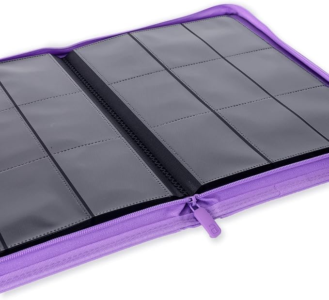 Vault X 9 Pocket Zip Binder, 360 Cards, Exo-Tec Material, 20 Side-Loading Pages - Image 5
