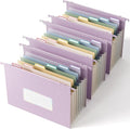 EcoStash Wheat Straw Expanding Hanging File Folders, 7-Pocket Accordion by EcoStash