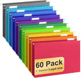 Hanging File Folders Legal Size, 60 Pack File Folders by YOPCDJ