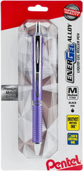 Pentel EnerGel Alloy RT Premium Liquid Gel Pen, 0.7mm Violet Barrel by PentelofAmerica