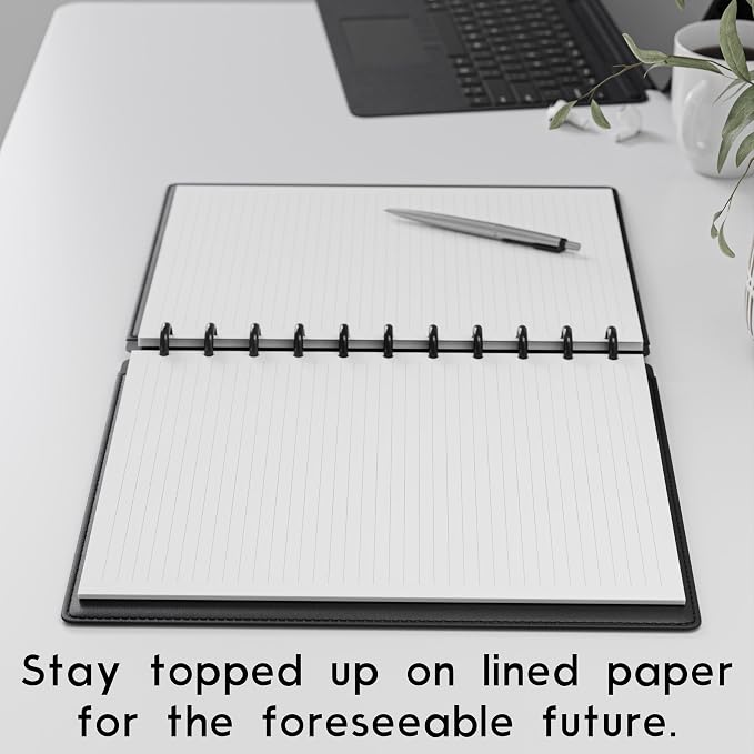 Discbound Letter Size Lined Paper Refill, 250 Sheets, 8.5 in x 11 in, 100 GSM - Image 6