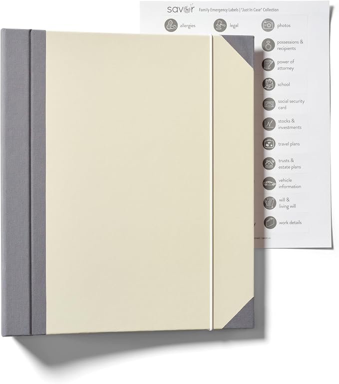 The Folio® Important Document Organizer by Savor | Binder - Image 2
