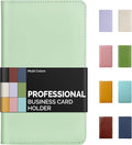 Sooez Leather Professional Business Card Book Holder Organizer, 240 Capacity by Sooez
