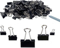 DSTELIN Binder Clips Paper Clamps Assorted Sizes 150 Count, X Small and Micro by DSTELIN