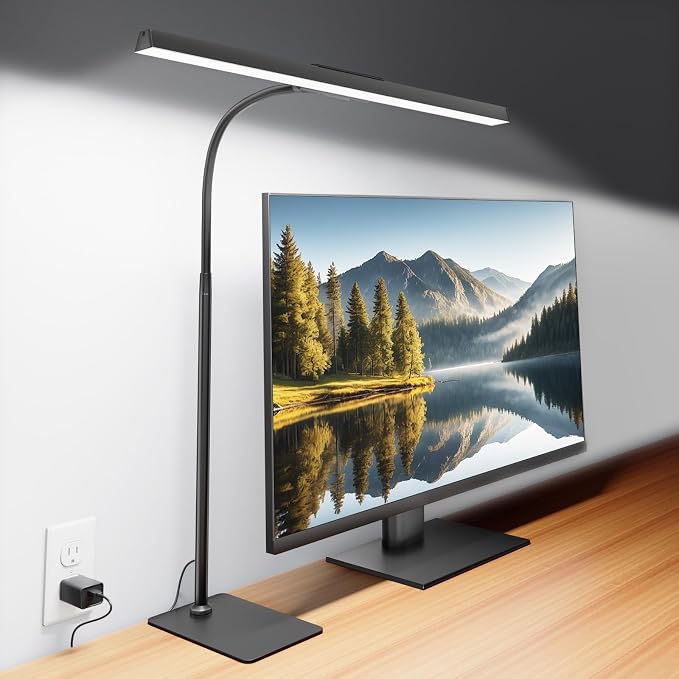 Kary LED Desk Lamp with Base, Eye-Care Architect Light by KARY