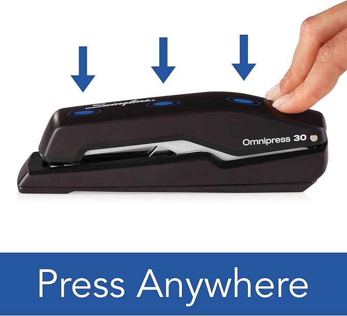 Swingline Stapler, Omnipress 30 Stapler, "Press Anywhere - Image 3