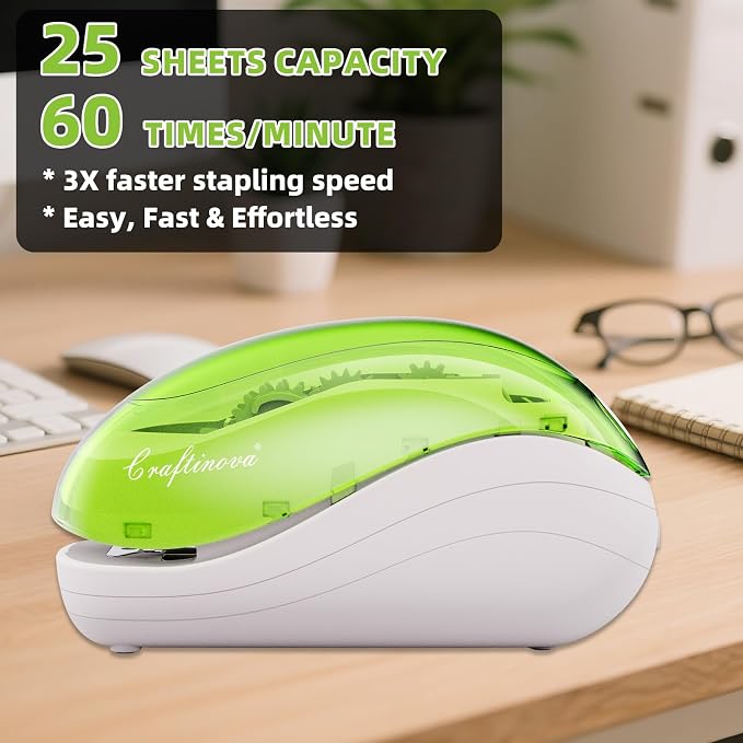 Electric Stapler，Including 2000 Staples and 1 Staple Remover, Suitable - Image 6